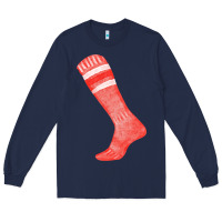 Navy red sock fa element 2 Long Sleeve Tee - FaDigitalArtStudio