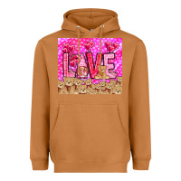 Meerkat love gnome with bear Heavyweight Hoodie - NancyCooperArtShop