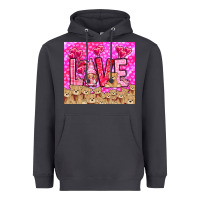 Smoke love gnome with bear Heavyweight Hoodie - NancyCooperArtShop