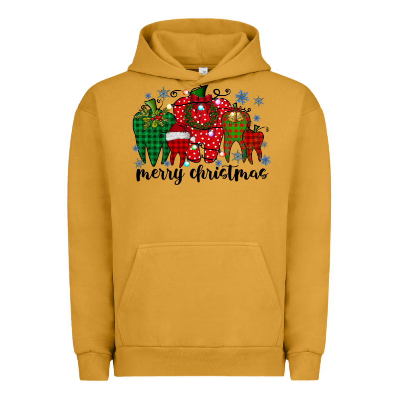 Merry Christmas Tooth Urban Hoodie by RacoonDesign | Teevron