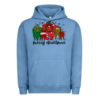 Pigment Pebble Blue merry christmas tooth Urban Hoodie - RacoonDesign