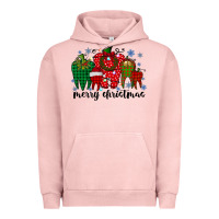 Pigment Salmon merry christmas tooth Urban Hoodie - RacoonDesign