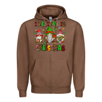 Chestnut i believe in christmas Zipper Hoodie - AdoDesignShop
