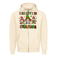 Sandshell i believe in christmas Zipper Hoodie - AdoDesignShop