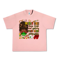 Salmon messy bun face mask & getting stuff done  #nurselife Urban Heavy Tee - Zillion Design Studio