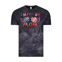 Cloud Black American mom Vintage Tee - Zillion Design Studio
