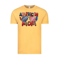 Vintage Mustard American mom Vintage Tee - Zillion Design Studio