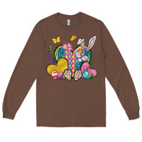 Chestnut Easter Heart Easter Day Long Sleeve Tee - Neo Western