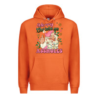 Carrot merry christmas assholes Premium Hoodie - MaliasSmallBusiness