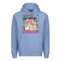 Colony Blue merry christmas assholes Premium Hoodie - MaliasSmallBusiness