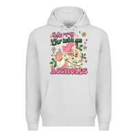 Dove Grey merry christmas assholes Premium Hoodie - MaliasSmallBusiness
