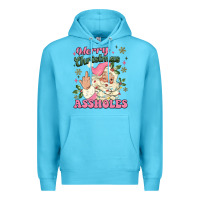 Ocean Blue merry christmas assholes Premium Hoodie - MaliasSmallBusiness