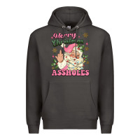 Smoke merry christmas assholes Premium Hoodie - MaliasSmallBusiness