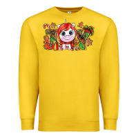 Lemon Joy unicorn Christmas Premium Sweatshirt - NancyCooperArtShop