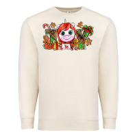Sandshell Joy unicorn Christmas Premium Sweatshirt - NancyCooperArtShop