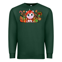 Sports Green Joy unicorn Christmas Premium Sweatshirt - NancyCooperArtShop