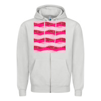 Dove Grey valentines day glitter and leopard seamless pattern Zipper Hoodie - BundleAndBundleShop