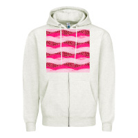 Oatmeal Heather valentines day glitter and leopard seamless pattern Zipper Hoodie - BundleAndBundleShop