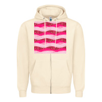 Sandshell valentines day glitter and leopard seamless pattern Zipper Hoodie - BundleAndBundleShop