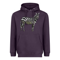 Plum zebra Heavyweight Hoodie - LillyAllenDesigns