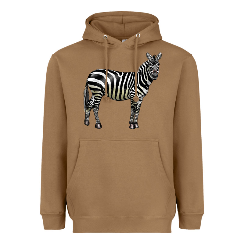 Zebra Heavyweight Hoodie by LillyAllenDesigns | Teevron