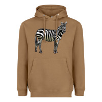 Toasted Coconut zebra Heavyweight Hoodie - LillyAllenDesigns