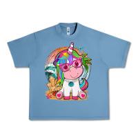 Pebble Blue summer unicorn tbw Urban Heavy Tee - texasbilliewilder