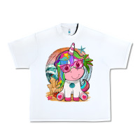White summer unicorn tbw Urban Heavy Tee - texasbilliewilder