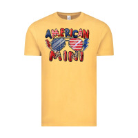 Vintage Mustard American mini Vintage Tee - Zillion Design Studio