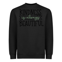 Black kindness Heavyweight Sweatshirt - Unal Design