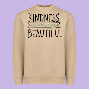 Kindness Heavyweight Sweatshirt Designed By Unal Design