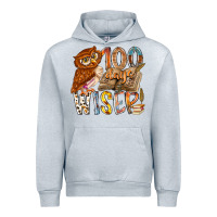 Heather Grey 100 days wiser Urban Hoodie - RacoonDesign