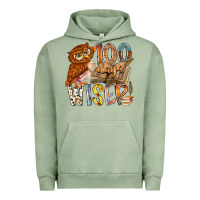 Pigment Oil Green 100 days wiser Urban Hoodie - RacoonDesign