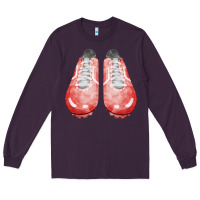 Plum red cleats fa element 3 Long Sleeve Tee - FaDigitalArtStudio