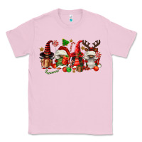 Bubblegum Pink christmas afro gnomies Classic Tee - FaDigitalArtStudio