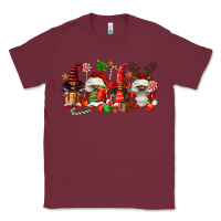 Burgundy christmas afro gnomies Classic Tee - FaDigitalArtStudio