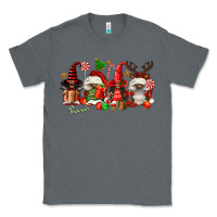 Charcoal Heather christmas afro gnomies Classic Tee - FaDigitalArtStudio