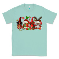 Seafoam christmas afro gnomies Classic Tee - FaDigitalArtStudio