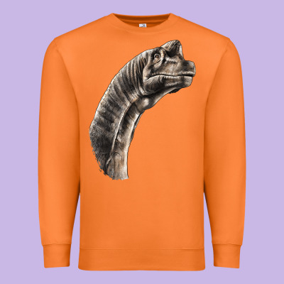 Brachiosaurus Face Premium Sweatshirt Designed By Lillyallendesigns
