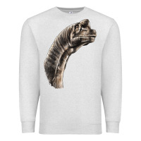 Oatmeal Heather brachiosaurus face Premium Sweatshirt - LillyAllenDesigns