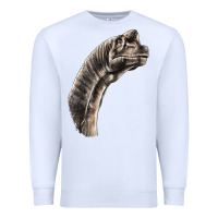 White brachiosaurus face Premium Sweatshirt - LillyAllenDesigns