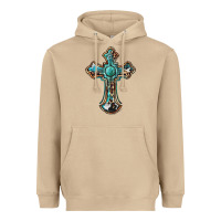 Mushroom western cross Heavyweight Hoodie - BarkalooDesign