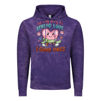 Cloud Purple on my way to spread love Vintage Hoodie - MaliasSmallBusiness