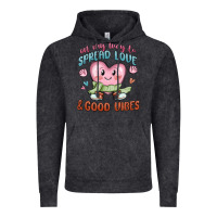 Vintage Black on my way to spread love Vintage Hoodie - MaliasSmallBusiness