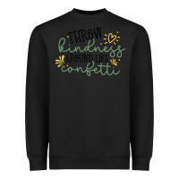 Black kindness Heavyweight Sweatshirt - Unal Design