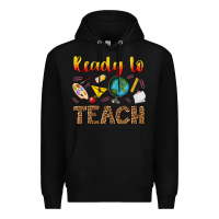 Black ready to teach Premium Hoodie - NancyCooperArtShop
