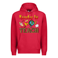 Cardinal ready to teach Premium Hoodie - NancyCooperArtShop