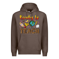 Coffee ready to teach Premium Hoodie - NancyCooperArtShop