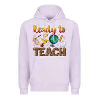 Lilac ready to teach Premium Hoodie - NancyCooperArtShop