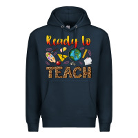 Navy ready to teach Premium Hoodie - NancyCooperArtShop